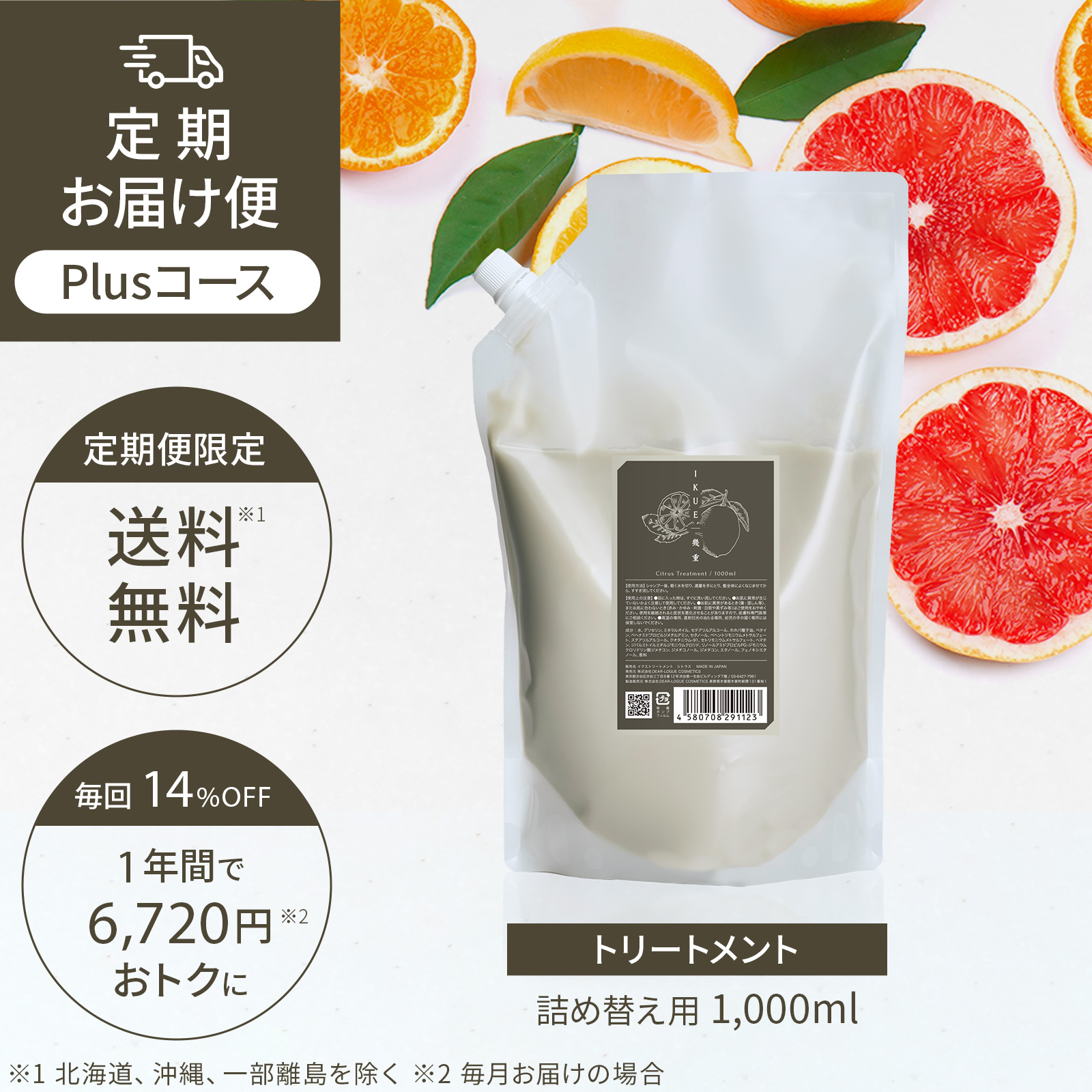 定期便 Plusコース IKUE | 幾重 トリートメント