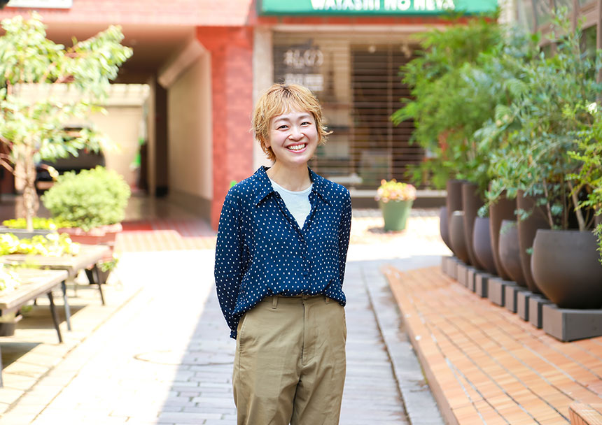 ディアローグ 自由が丘ラズ店 スタイリスト 菅 / 天然のウェーブが綺麗に出るように